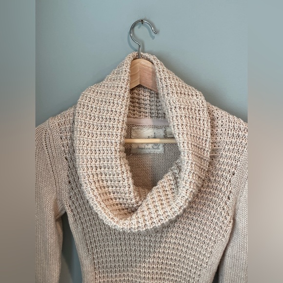 Anthropologie Angel of the North Cowl Neck Sweater-Size XS - Picture 3 of 7